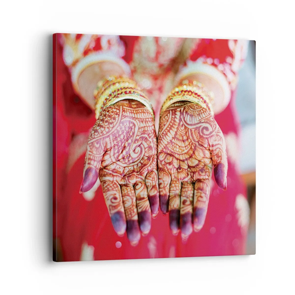 Impression sur toile - Image sur toile - Prêt à saisir votre chance - 40x40 cm