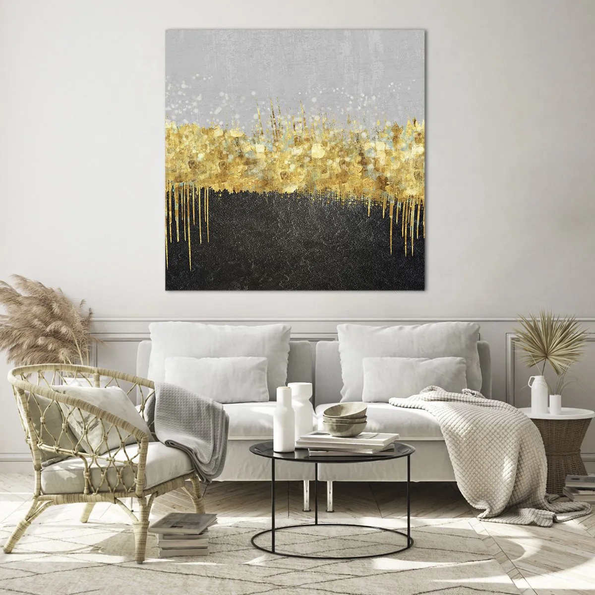 Impression sur verre - Image sur verre - Vers l'intérieur et vers le haut - 40x40 cm