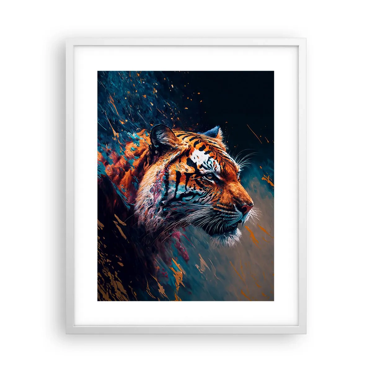 Affiche dans un cadre blanc - Poster - Beauté sauvage - 40x50 cm