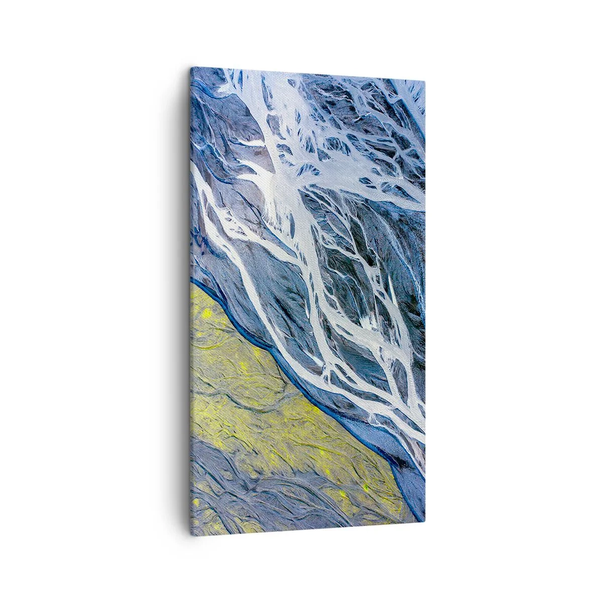 Impression sur toile - Image sur toile - Peintures rupestres de la nature - 45x80 cm