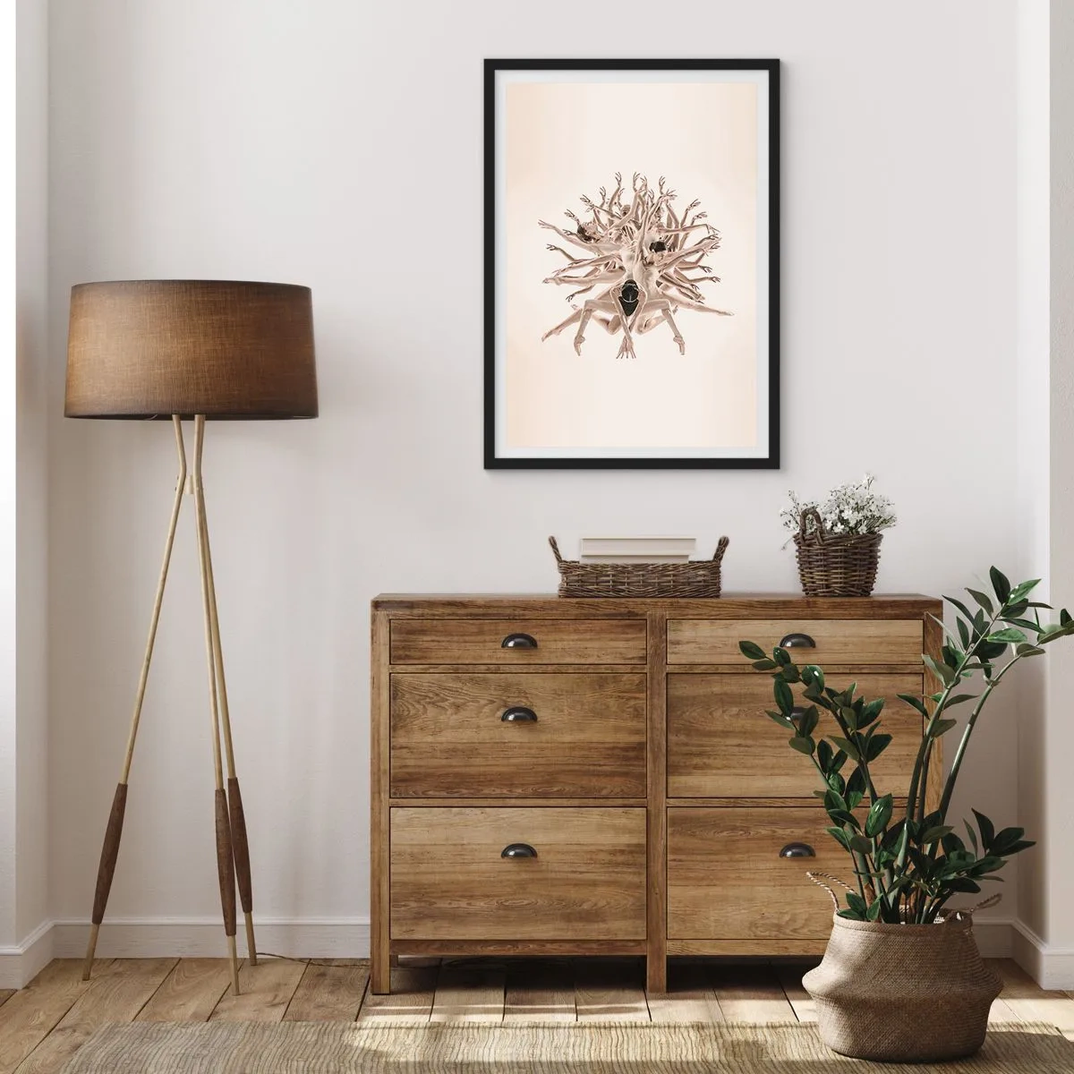 Affiche dans un cadre noir - Poster - S'épanouir en danse - 61x91 cm