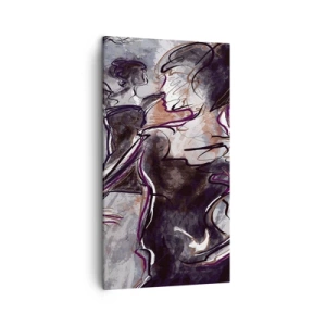 Impression sur toile - Image sur toile - Ne faire qu'un avec la musique - 45x80 cm