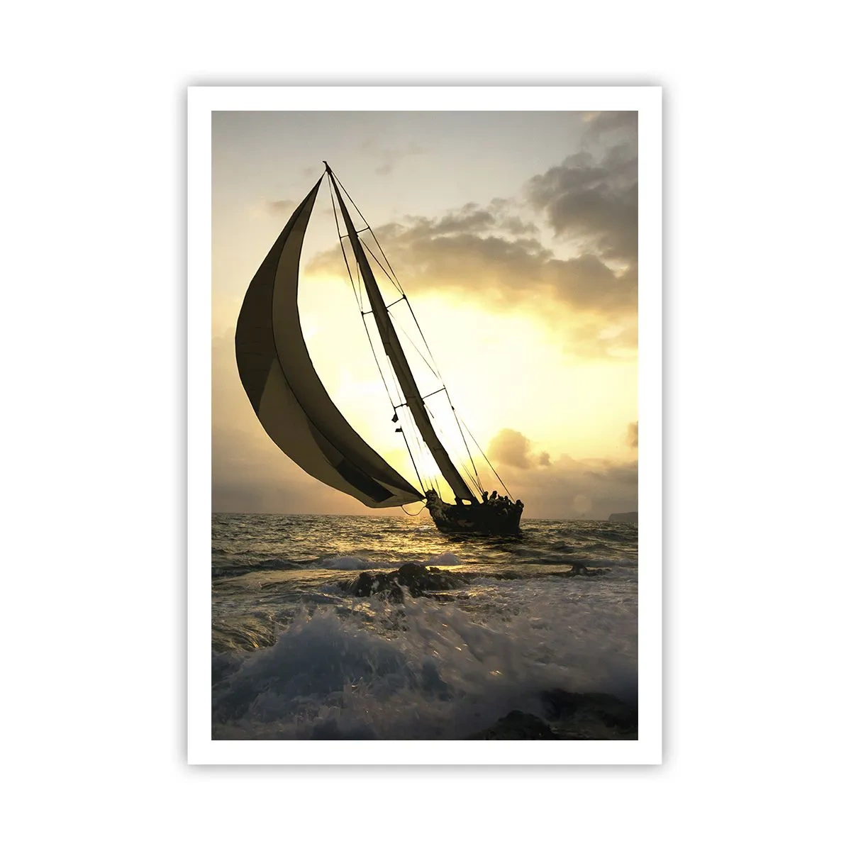 Affiche - Poster - Avec le vent et contre le vent - 70x100 cm