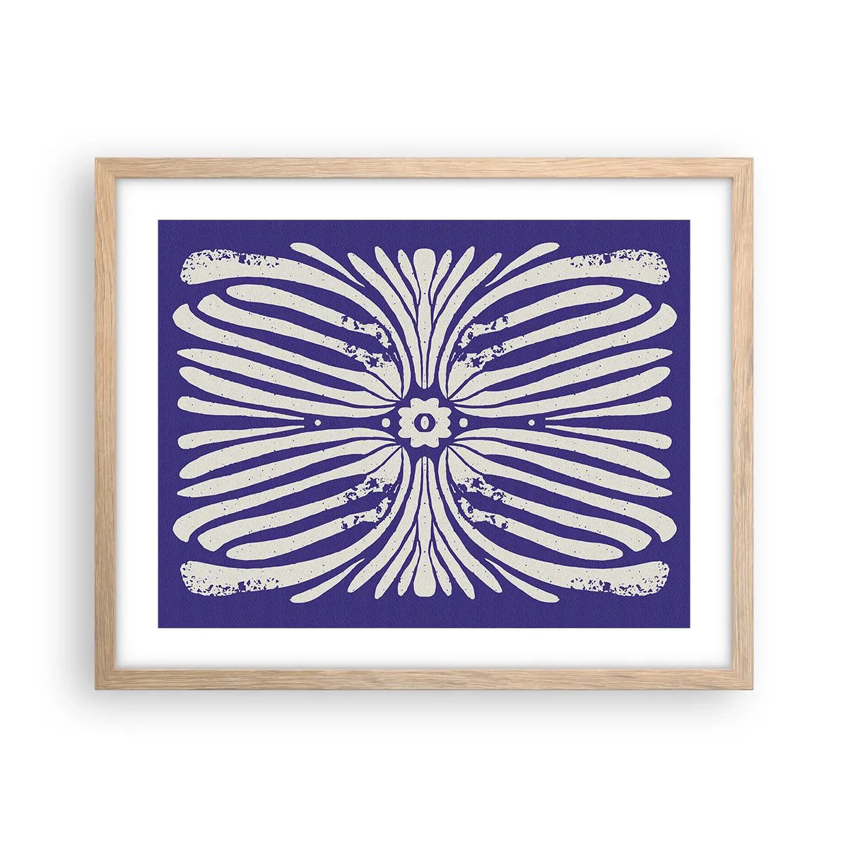 Affiche dans un chêne clair - Poster - Inspirations ethniques - 50x40 cm