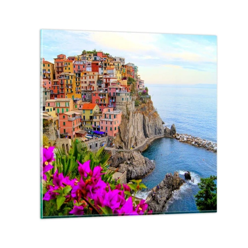 Impression sur verre - Image sur verre - La ville qui rit - 30x30 cm