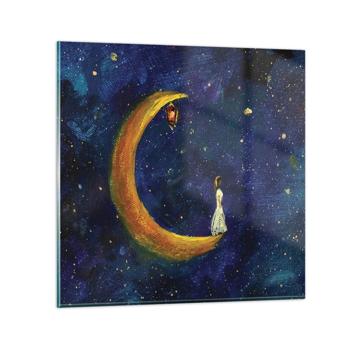 Impression sur verre - Image sur verre - Appel du monde - 30x30 cm