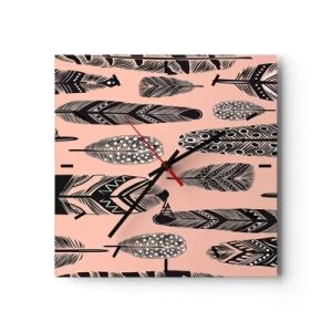Horloge murale - Pendule murale - Collection indienne - 40x40 cm