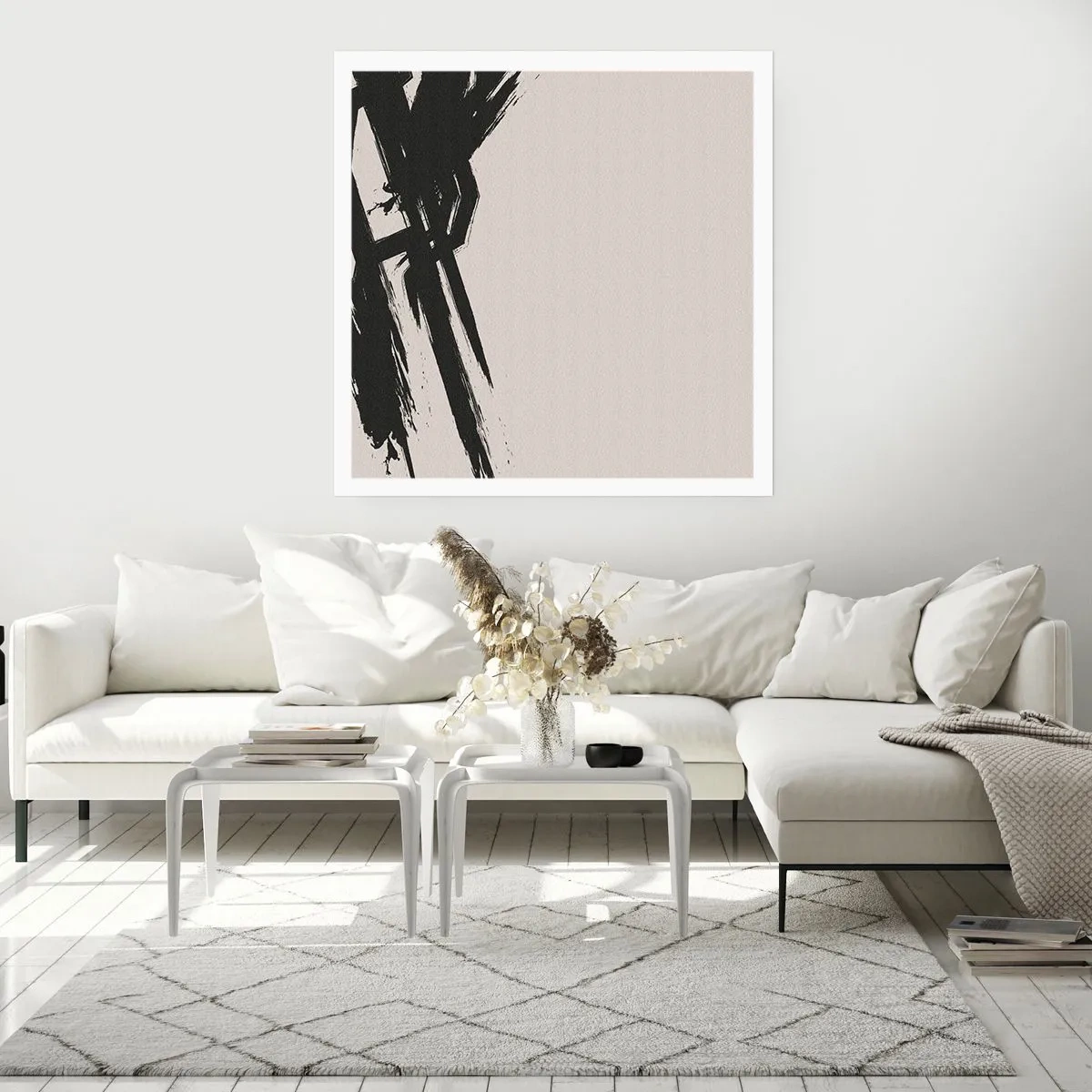 Affiche - Poster - Ruée imparable - 60x60 cm