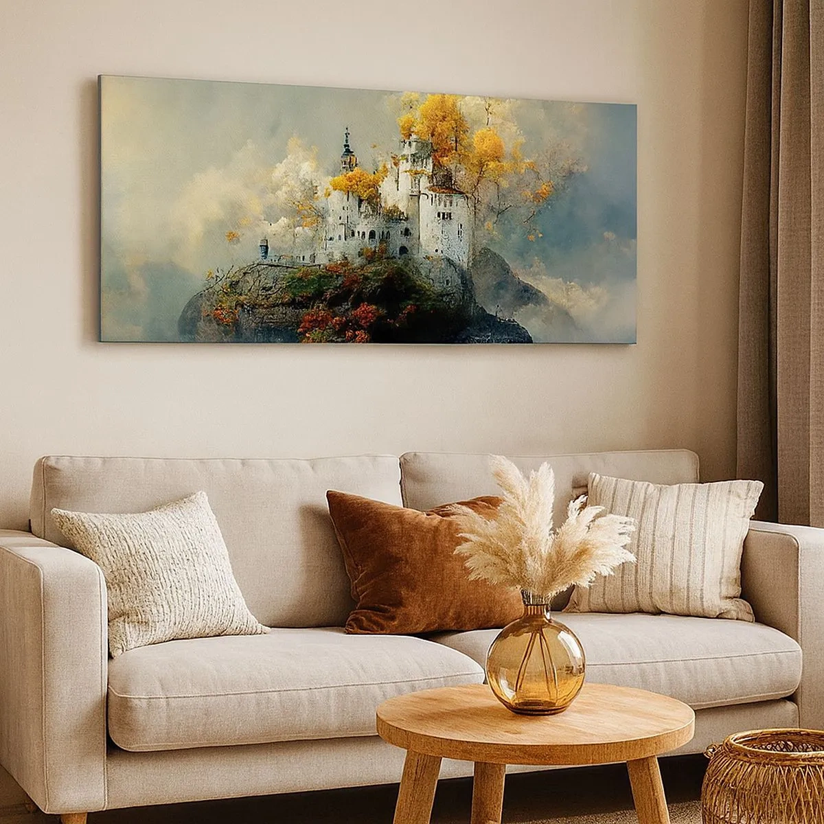 Impression sur toile - Image sur toile - Le début d'une histoire romantique - 100x40 cm