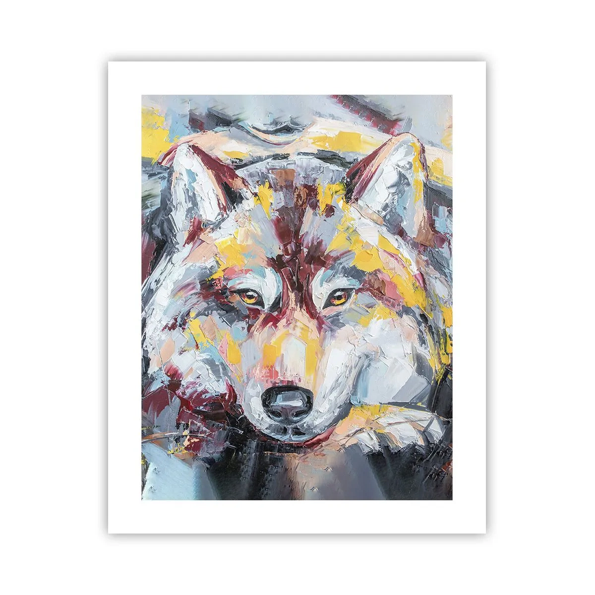 Affiche - Poster - En paix au milieu des siens - 40x50 cm
