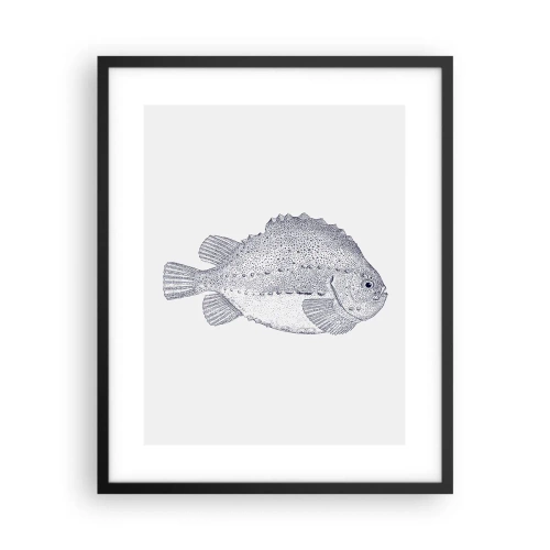 Affiche dans un cadre noir - Poster - Pour l'album du naturaliste - 40x50 cm