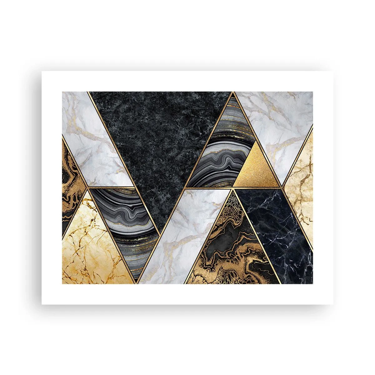 Affiche - Poster - Pierre après pierre - 50x40 cm