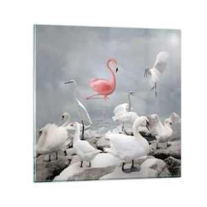 Impression sur verre - Image sur verre - Comment suis-je arrivé là? - 30x30 cm