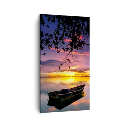 Impression sur toile - Image sur toile - "Tu sembles suspendu au milieu du ciel..." - 45x80 cm