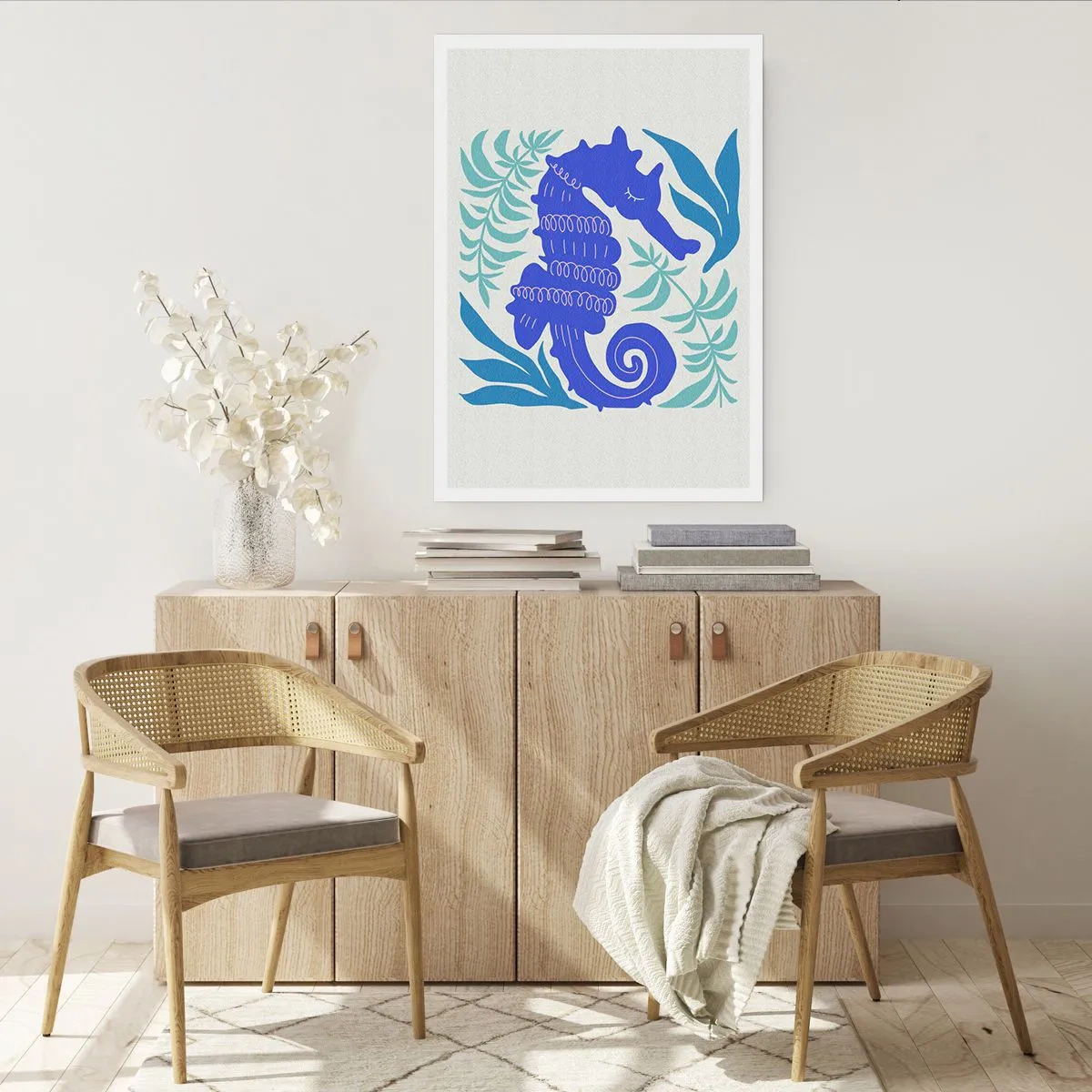 Affiche - Poster - Dans une prairie sous-marine - 70x100 cm