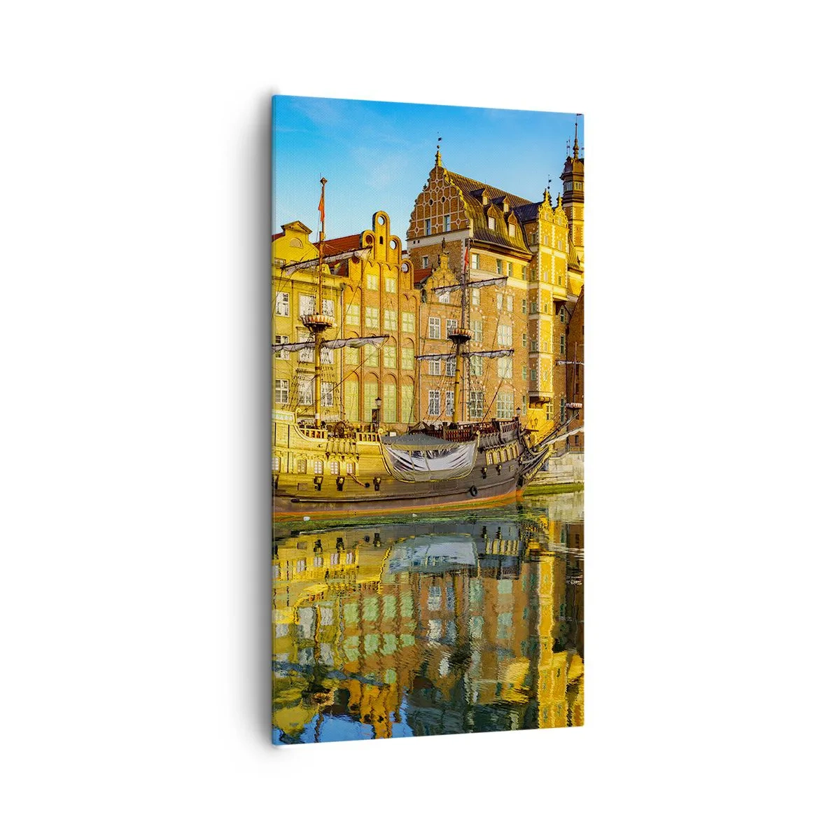 Impression sur toile - Image sur toile - Reflet dans le miroir du passé - 65x120 cm