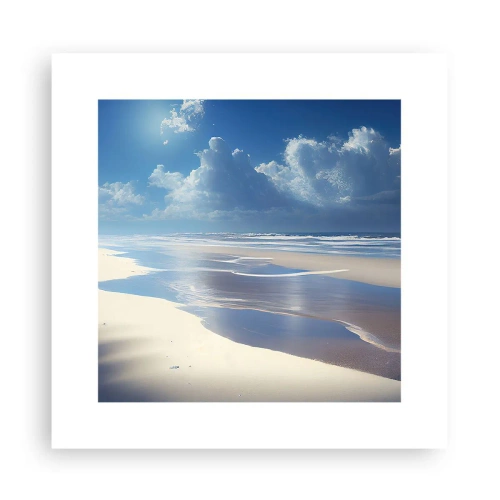 Affiche - Poster - Des vacances paradisiaques - 30x30 cm