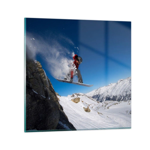 Impression sur verre - Image sur verre - Et tu es devenu une partie de l'espace - 60x60 cm