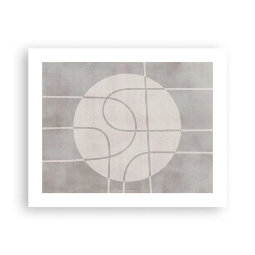 Affiche - Poster - Circulaire et tout droit - 50x40 cm