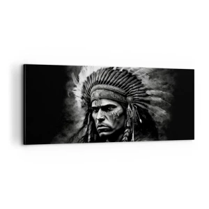 Impression sur toile - Image sur toile - Un leader et un guerrier - 100x40 cm