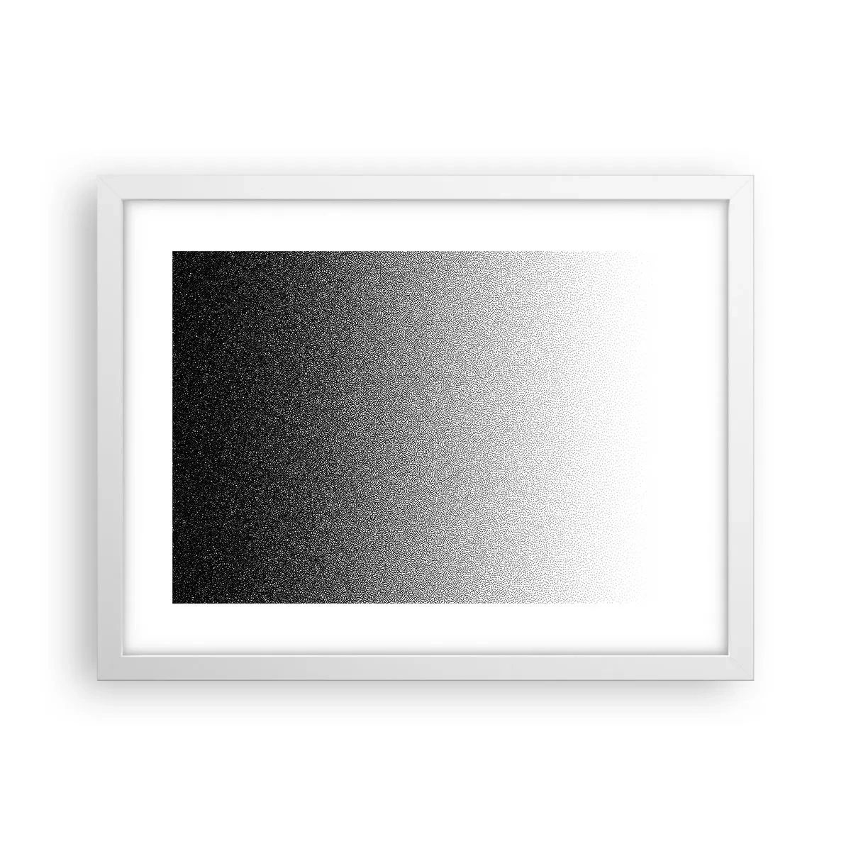 Affiche dans un cadre blanc - Poster - Du coté de la lumière - 40x30 cm