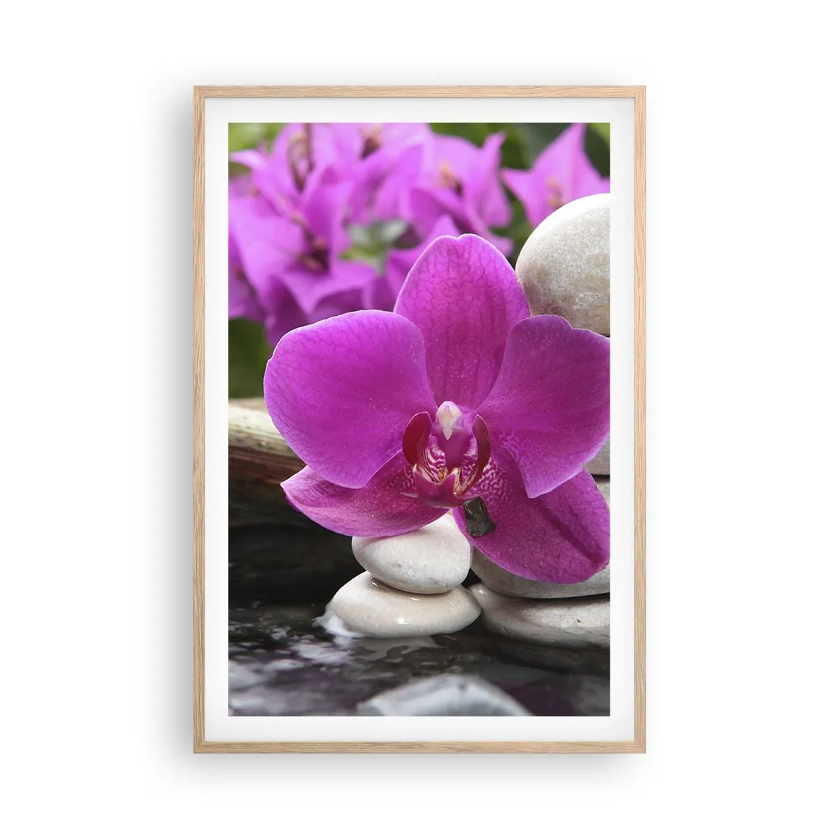 Affiche dans un chêne clair - Poster - Tu te reposes déjà - 61x91 cm