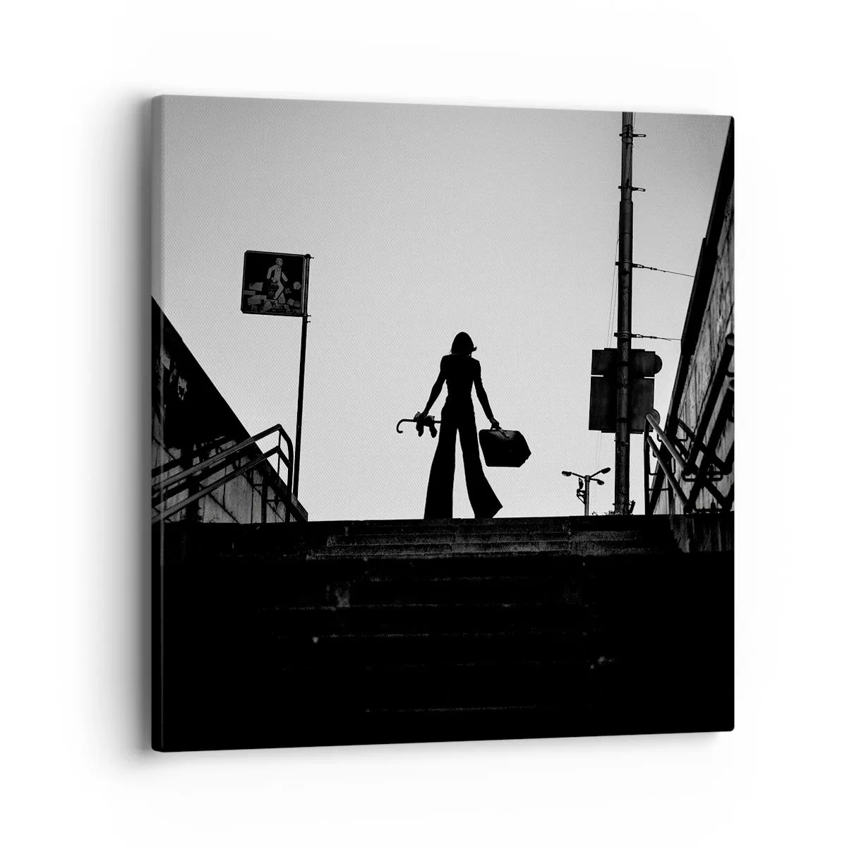 Impression sur toile - Image sur toile - Pèlerinage urbain - 40x40 cm