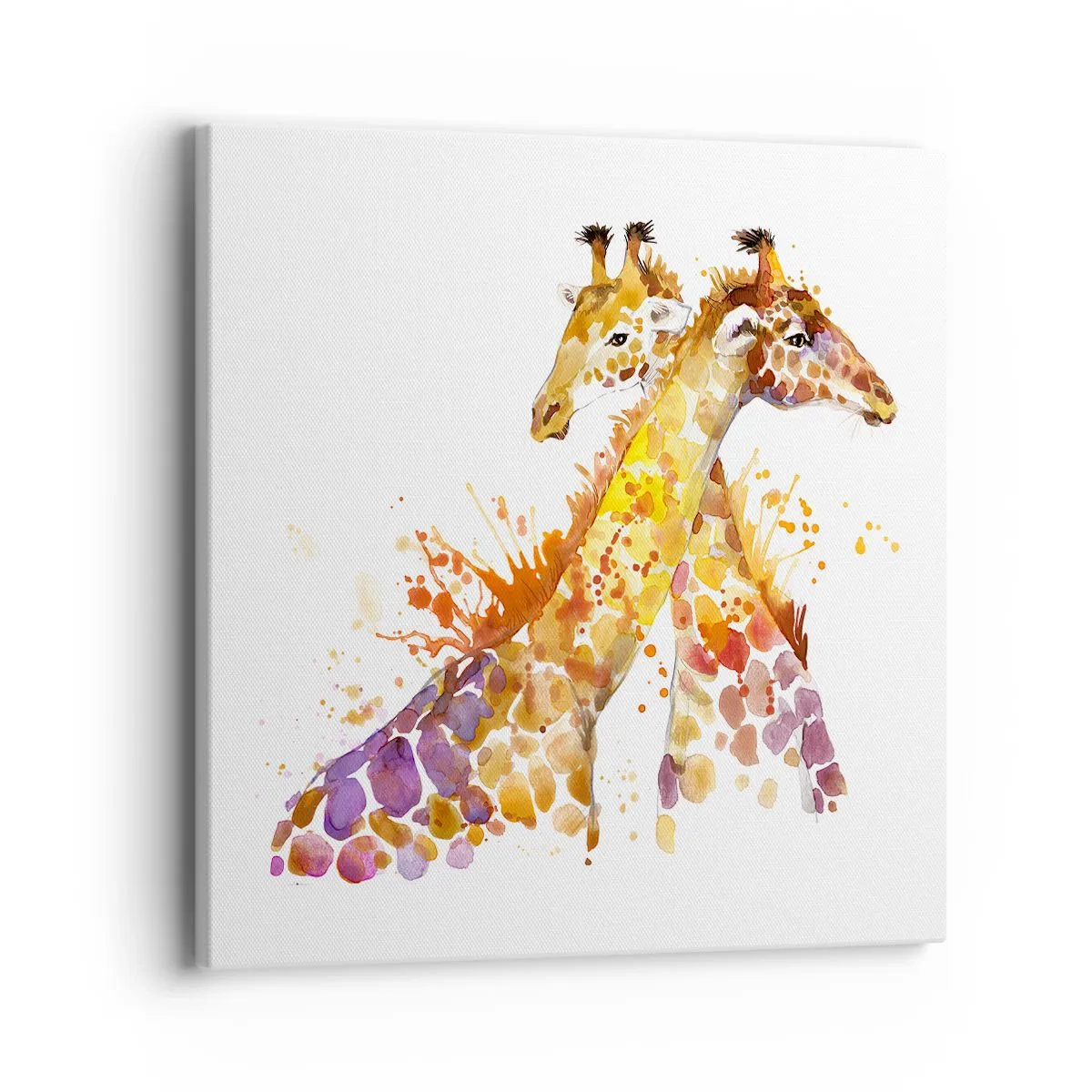 Impression sur toile - Image sur toile - Est-ce de l'amitié ou de l'amour? - 40x40 cm