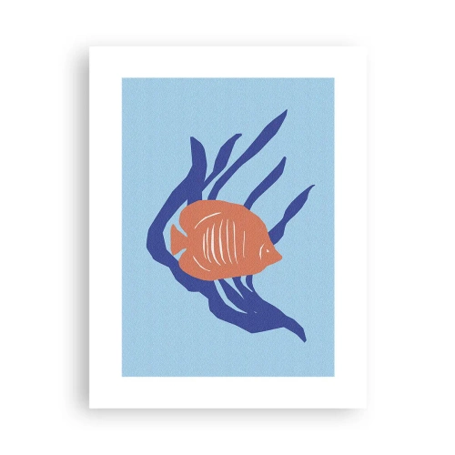 Affiche - Poster - Habitant des eaux coralliennes - 30x40 cm