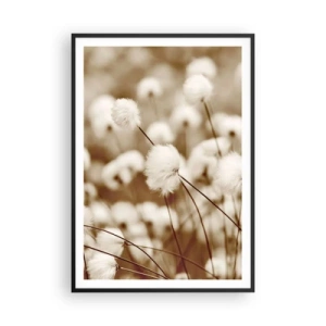 Affiche dans un cadre noir - Poster - Tige moelleuse - 70x100 cm