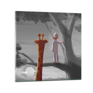 Impression sur verre - Image sur verre - Cela arrive vraiment - 50x50 cm