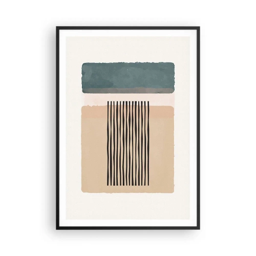 Affiche dans un cadre noir - Poster - Tout est en ordre - 70x100 cm
