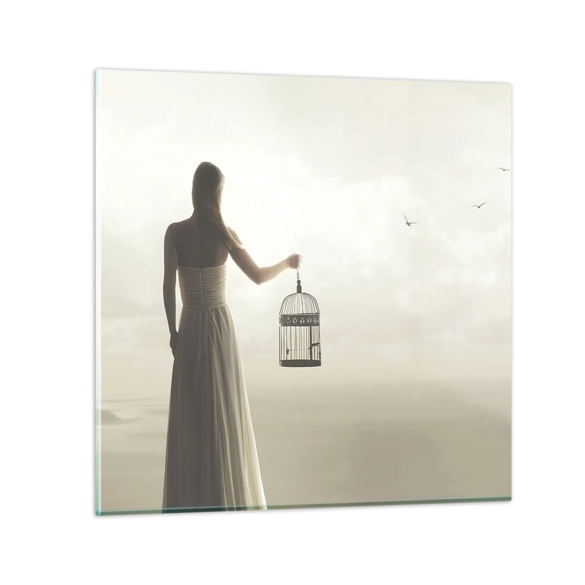 Impression sur verre - Image sur verre - Soi libre - 70x70 cm