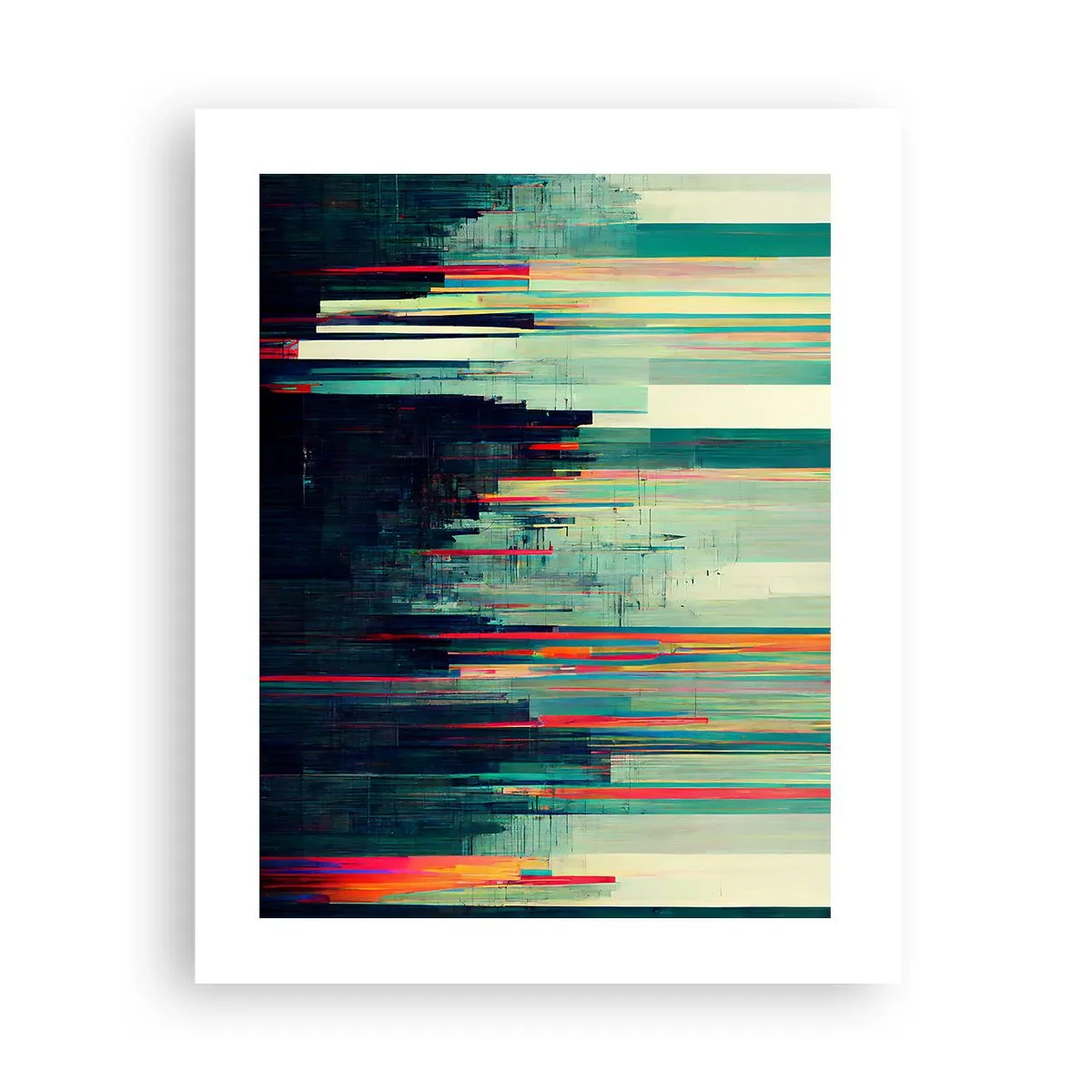 Affiche - Poster - Ville futuriste - 40x50 cm