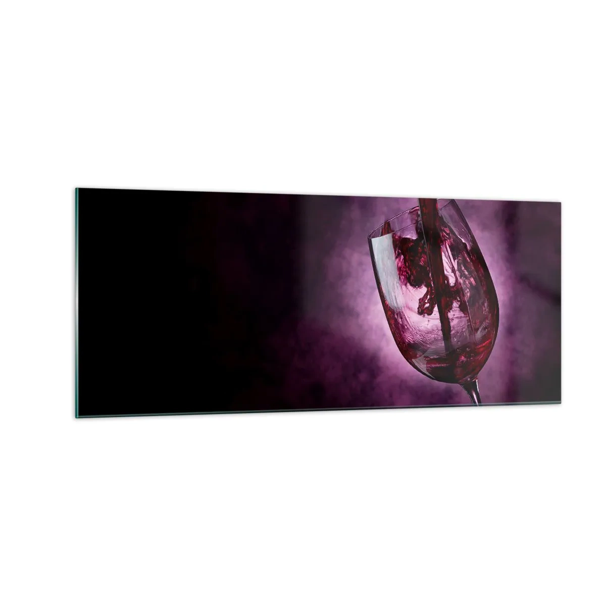 Impression sur verre - Image sur verre - Écarlate? Carmin? Non, rubis. - 100x40 cm