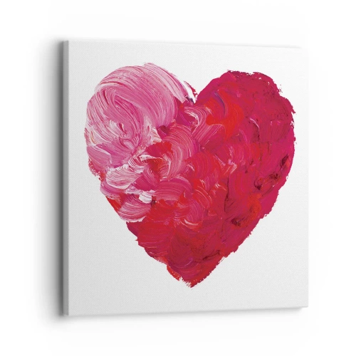 Impression sur toile - Image sur toile - All you need is love - 30x30 cm