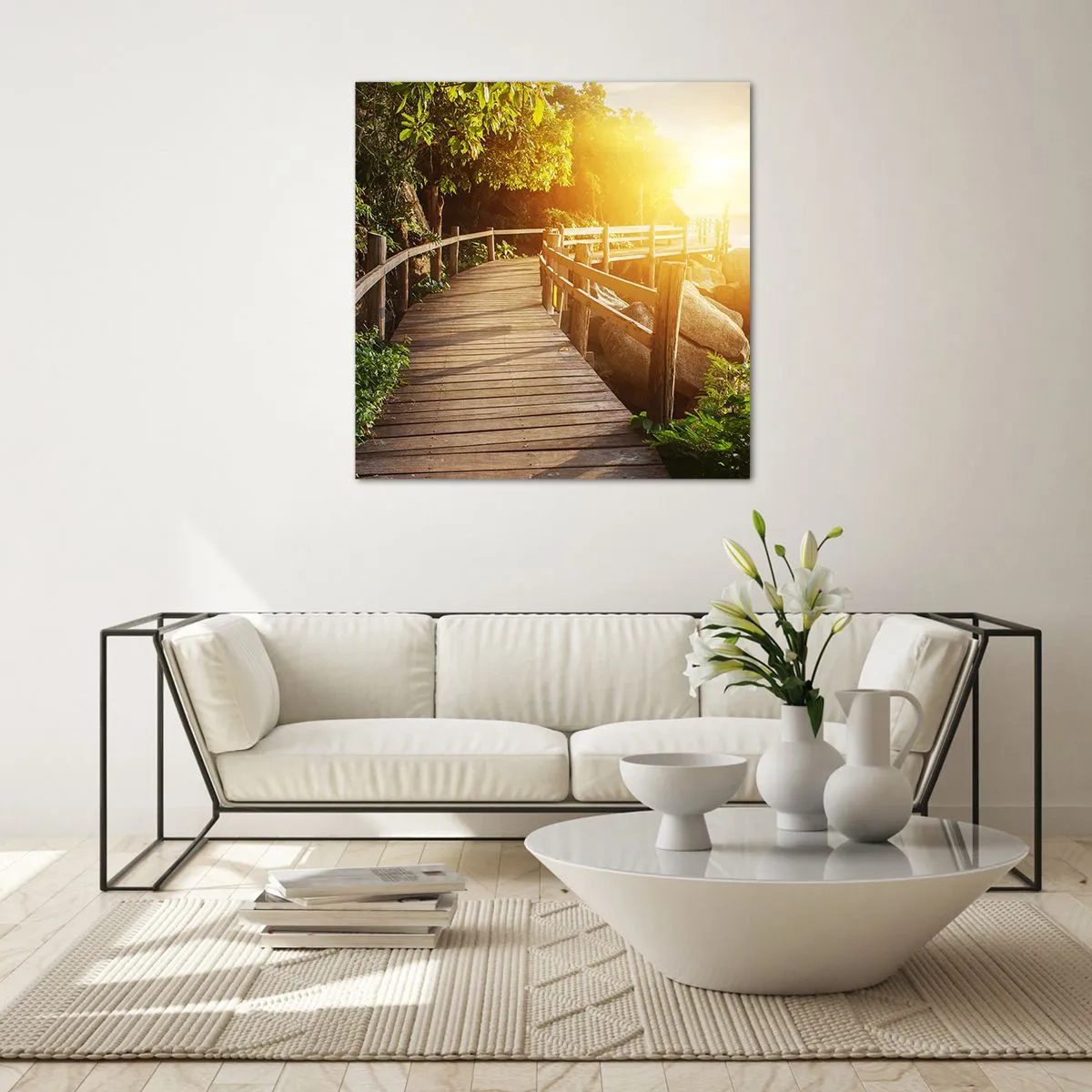 Impression sur verre - Image sur verre - Un autre tour, un autre miracle - 30x30 cm