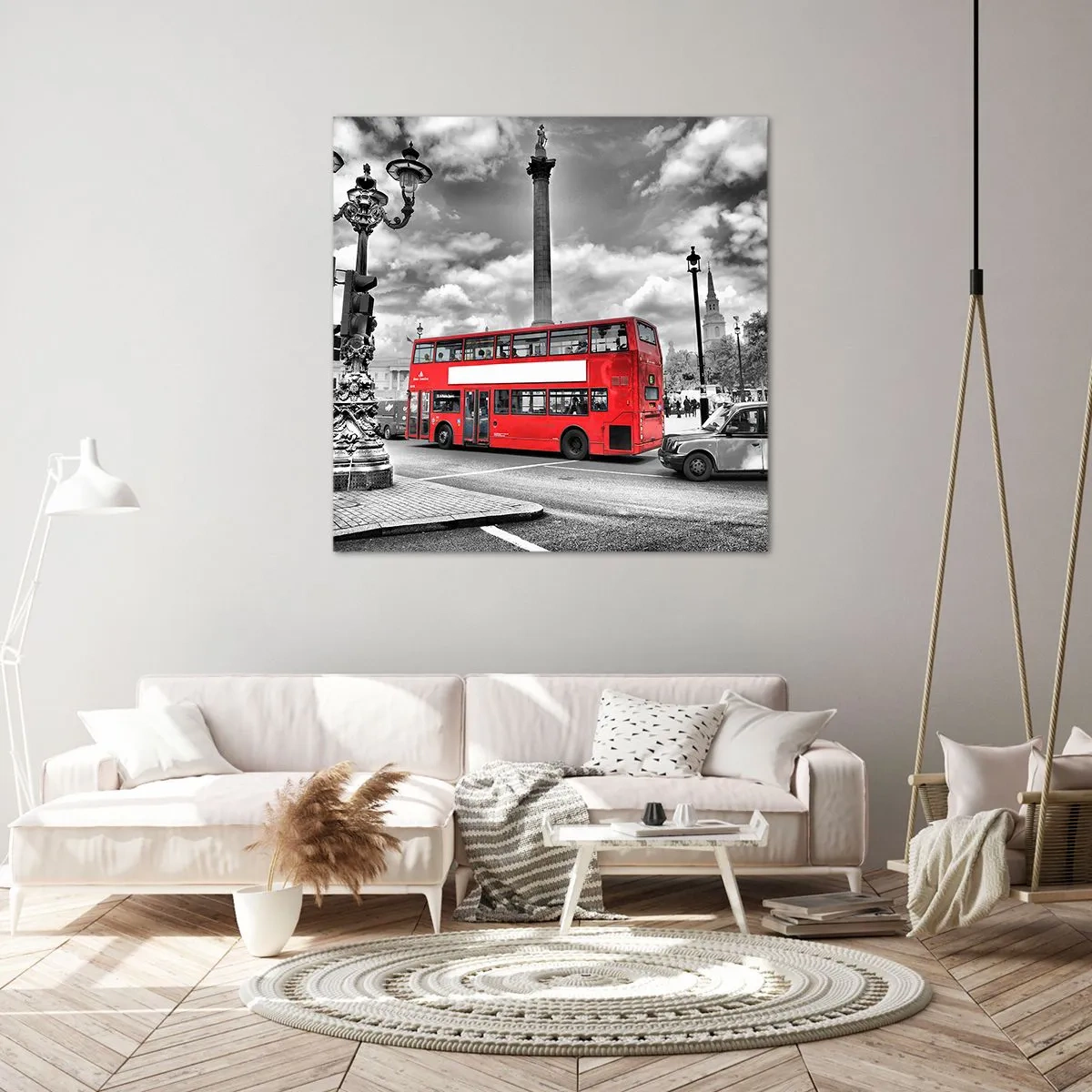 Impression sur toile - Image sur toile - La vraie circulation sanguine de la ville - 50x50 cm