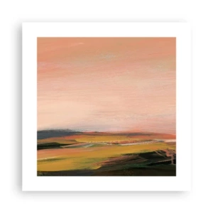 Affiche - Poster - Dans les tons de roses - 40x40 cm