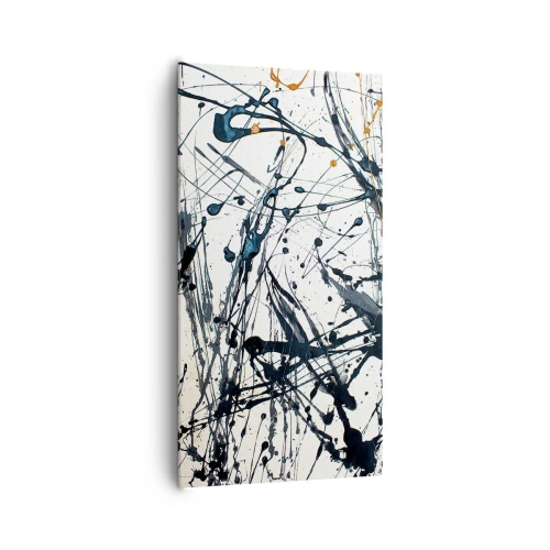 Impression sur toile - Image sur toile - Abstraction expressionniste - 65x120 cm