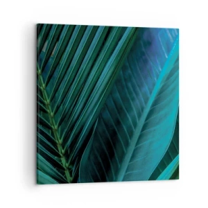 Impression sur toile - Image sur toile - L'anatomie du vert - 50x50 cm