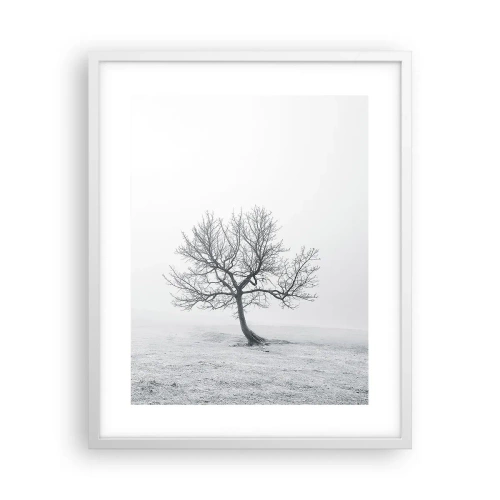 Affiche dans un cadre blanc - Poster - Contre le néant - 40x50 cm