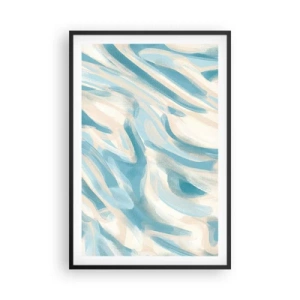 Affiche dans un cadre noir - Poster - Brise printanière - 61x91 cm