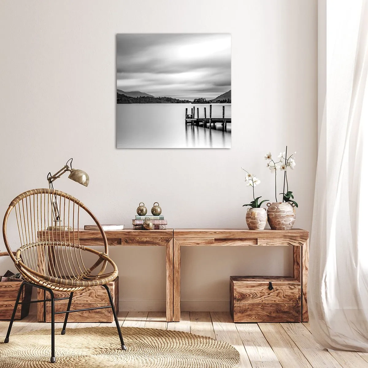 Impression sur toile - Image sur toile - Douceur et force - 50x50 cm