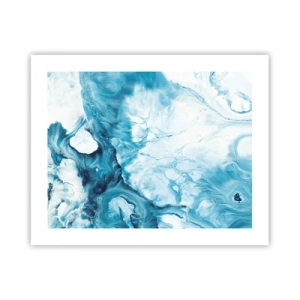 Affiche - Poster - Concert de bleu - 50x40 cm