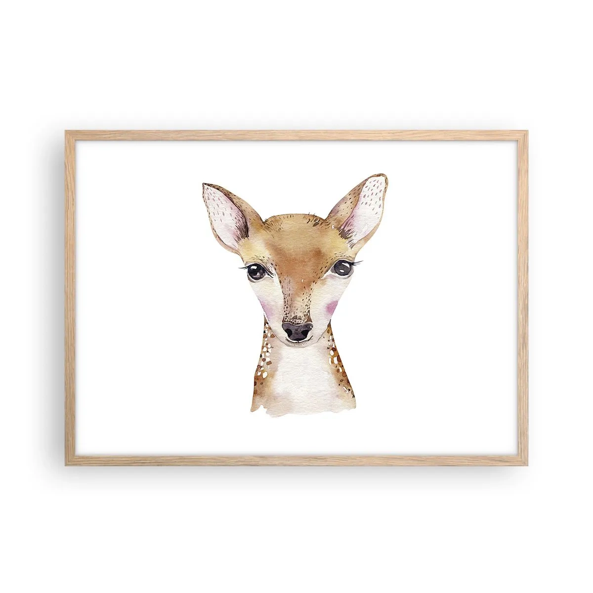 Affiche dans un chêne clair - Poster - L'innocence de la nature - 70x50 cm