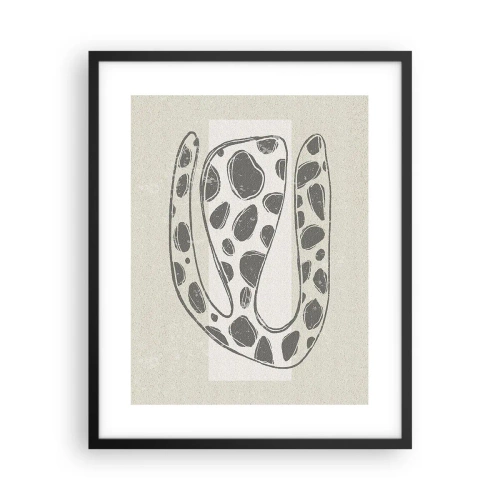 Affiche dans un cadre noir - Poster - Une étrange créature - 40x50 cm