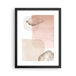 Affiche dans un cadre noir - Poster - Regard à travers la couleur - 30x40 cm