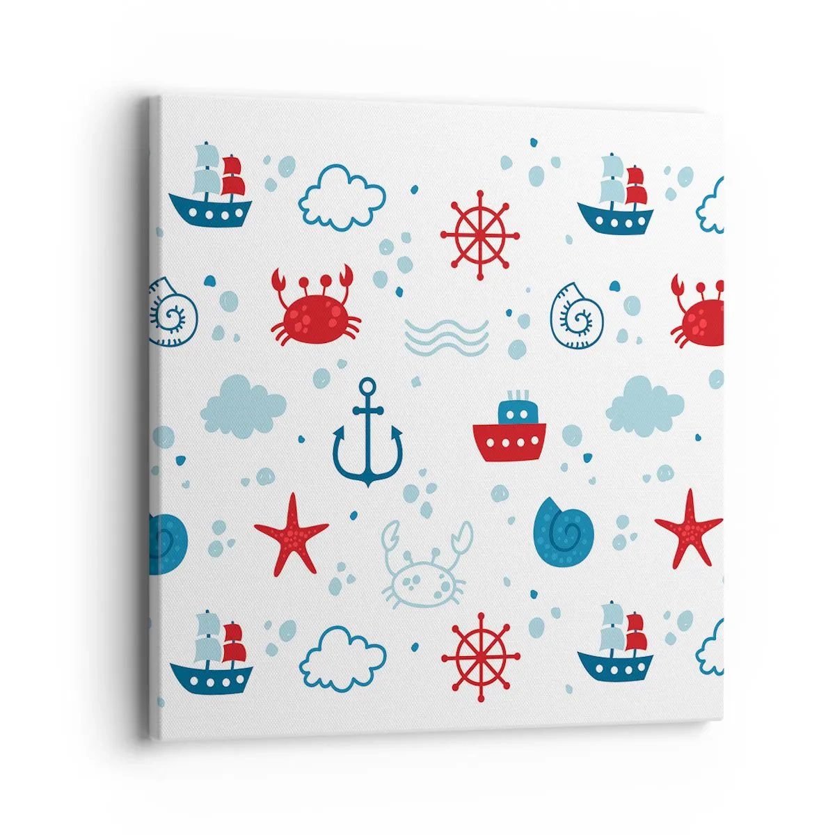 Impression sur toile - Image sur toile - Conte de fées de la mer - 40x40 cm