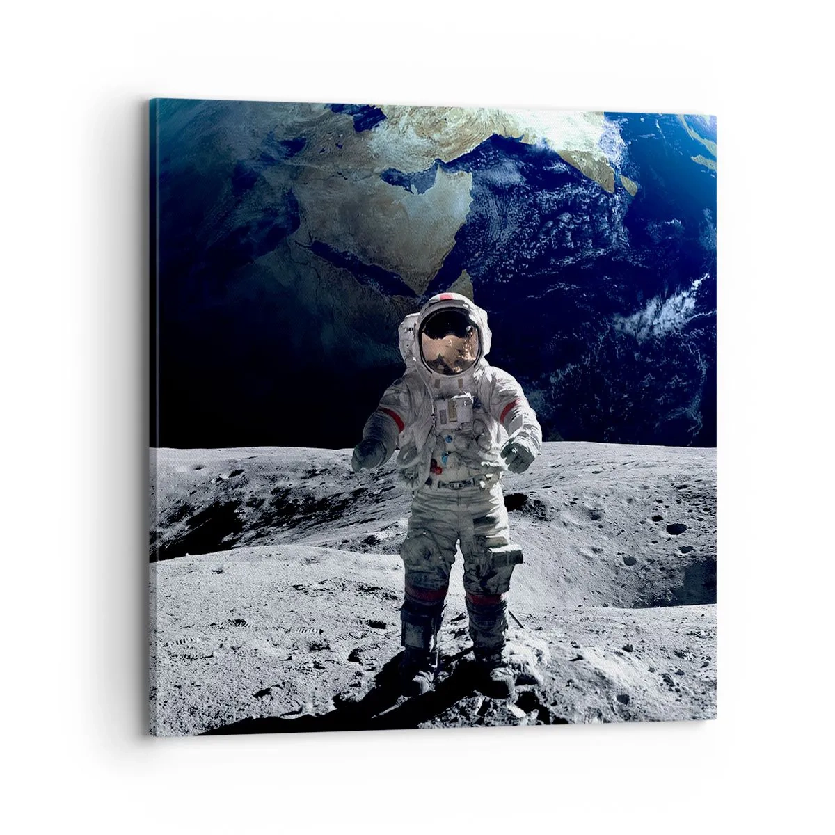 Impression sur toile - Image sur toile - Salutations de la lune - 70x70 cm